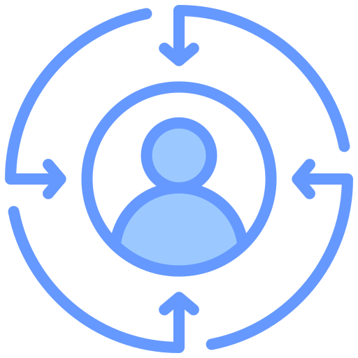 Customer Centric icon representing Curizen customer focus